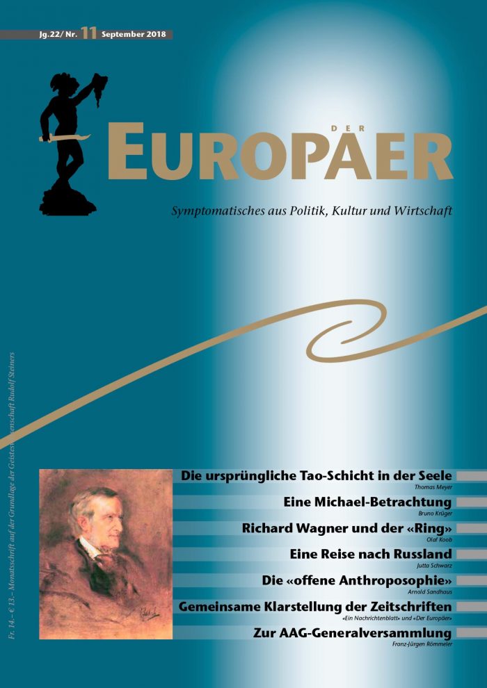 Europäer September 2018 (Jg 22 / Nr. 11)