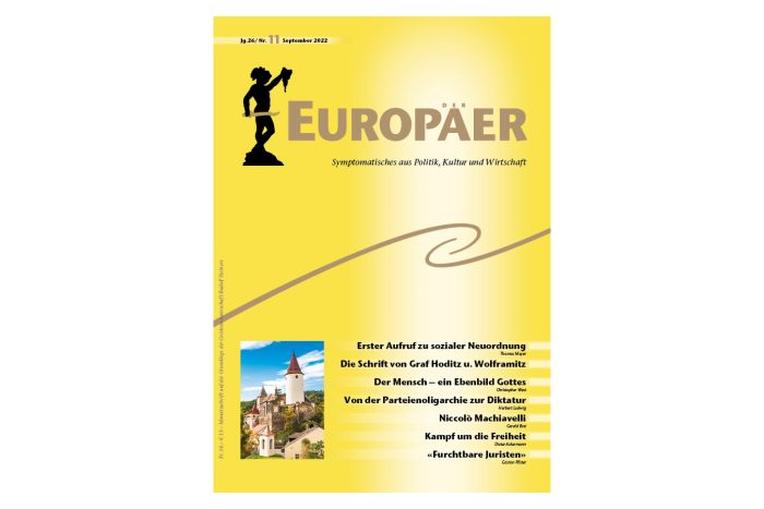 Europäer September 2022 (Jg 26 / Nr. 11)