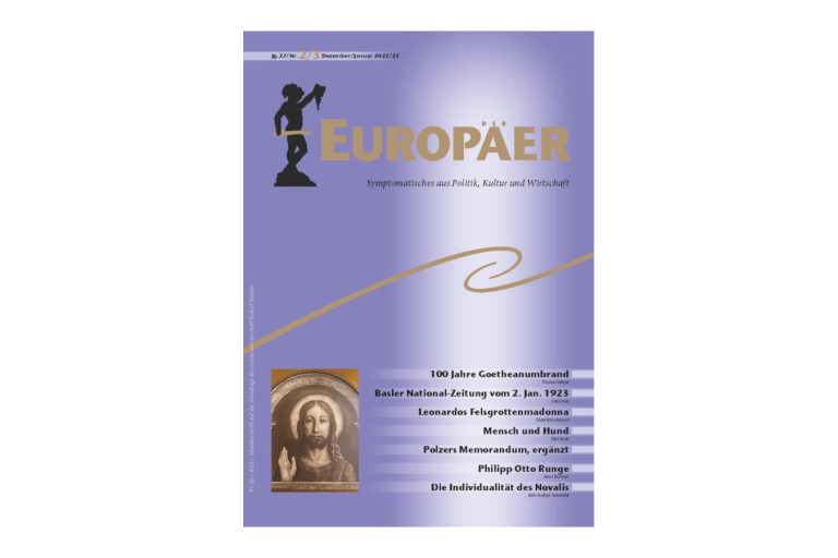 Europäer Dezember/Januar 2022/23 (Jg 27 / Nr. 02/03)