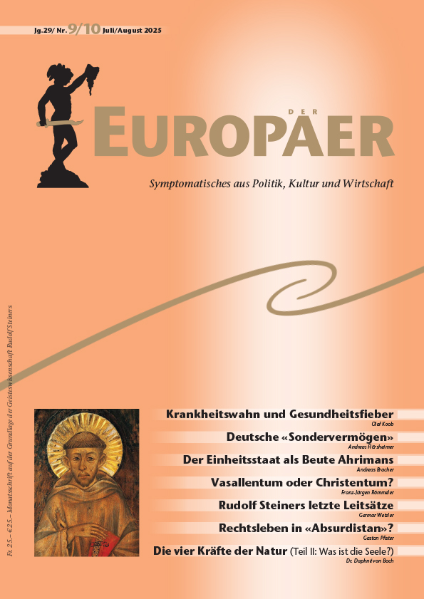 Europäer Juli/August 2025 (Jg 29 / Nr. 9/10)